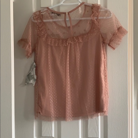 Pink pearl blouse - Picture 2 of 3